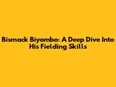Bismack Biyombo: A Deep Dive Into His Fielding Skills