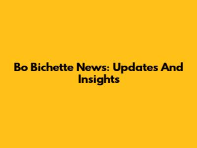 Bo Bichette News: Updates And Insights