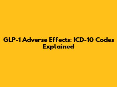 GLP-1 Adverse Effects: ICD-10 Codes Explained