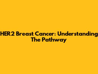 HER2 Breast Cancer: Understanding The Pathway