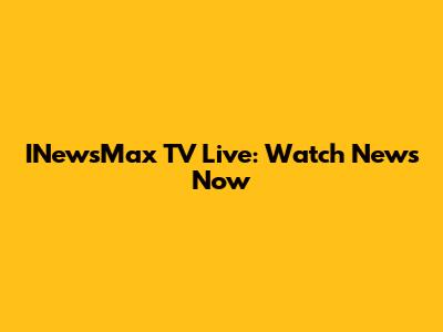 INewsMax TV Live: Watch News Now