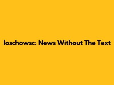 Ioschowsc: News Without The Text