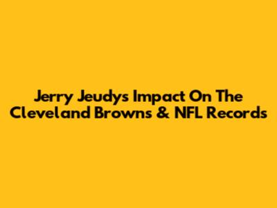 Jerry Jeudy's Impact On The Cleveland Browns & NFL Records