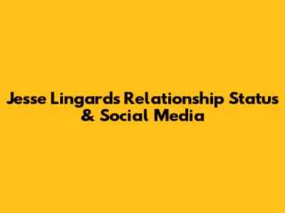 Jesse Lingard's Relationship Status & Social Media