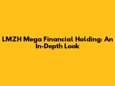 LMZH Mega Financial Holding: An In-Depth Look