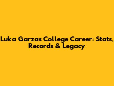 Luka Garza's College Career: Stats, Records & Legacy