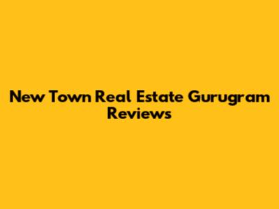New Town Real Estate Gurugram Reviews