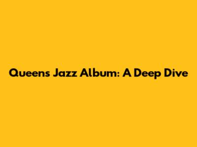 Queen's "Jazz" Album: A Deep Dive