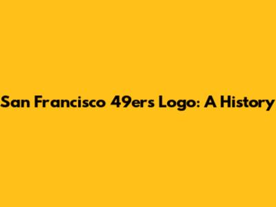 San Francisco 49ers Logo: A History